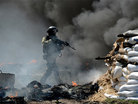 combates en lugansk